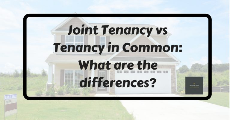 Joint Tenancy Vs Tenancy In Common What Are The Differences MY   Ences  768x402 